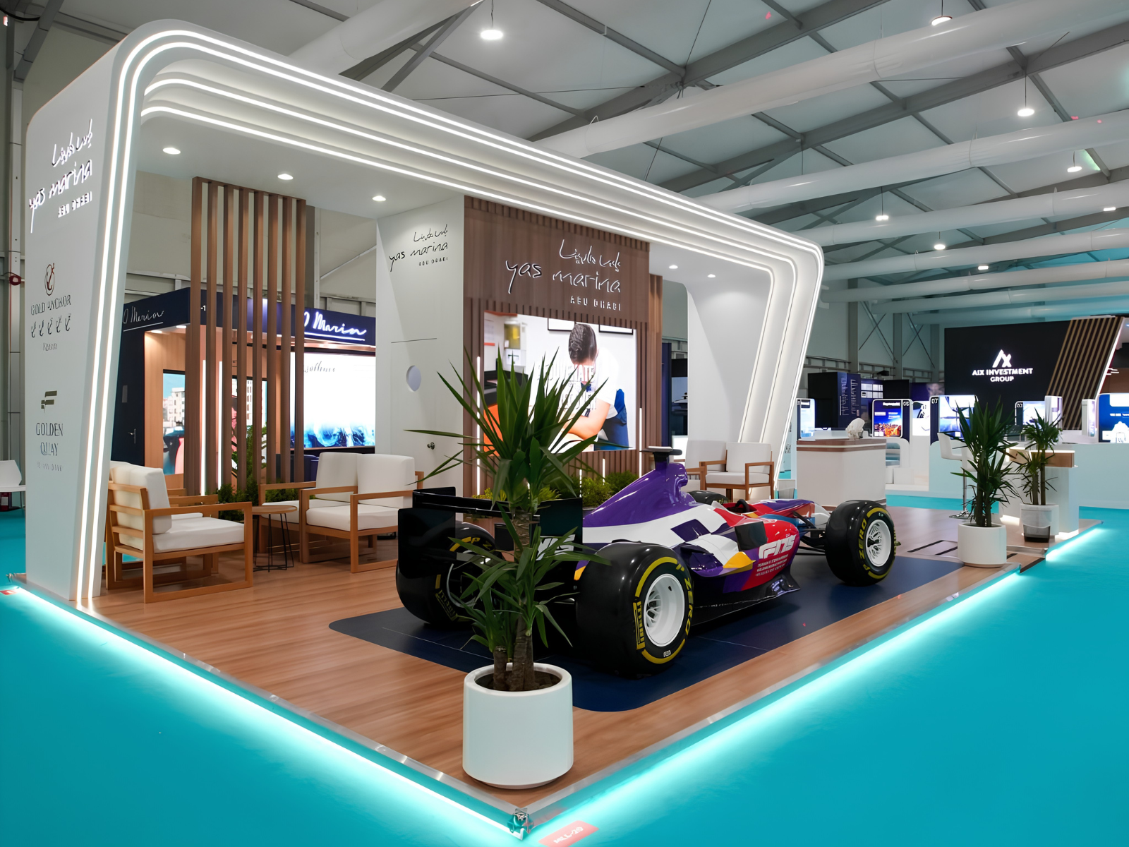 Dubai International Boat Show Exhibition Booth Builder, Dubai, UAE